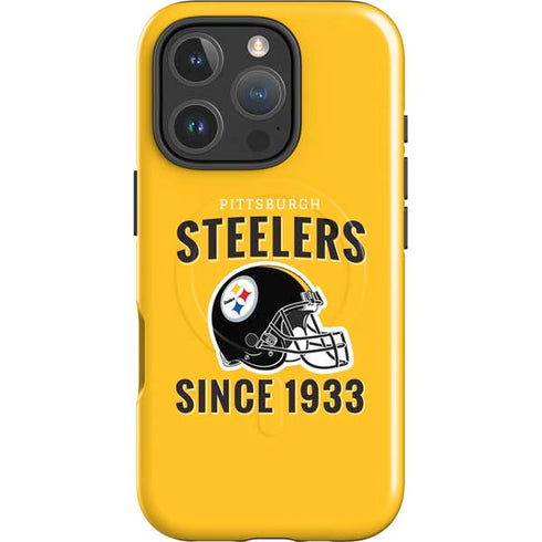 NFL Pittsburgh Steelers Helmet iPhone 16 Pro Magsafe Impact Case